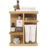 360° Bamboo Carousel Organizer - Sorbus Home